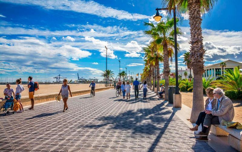 Valencia Beach Rooms Экстерьер фото